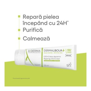 Crema anti-iritatii Dermalibour, 100 ml, A-Derma - Img 3