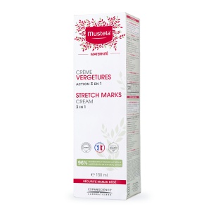 Crema antivergeturi cu actiune 3 in 1 Maternite, 250 ml, Mustela - Img 1
