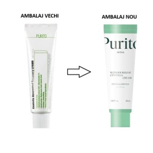 Crema de fata pentru regenerare Wonder Releaf Centella Cream Unscented, 50ml, Purito - Img 2