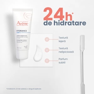 Crema hidratanta pentru ten normal-mixt Hydrance Legere, 40 ml, Avene - Img 3