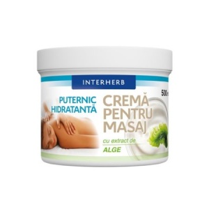 Cremă pentru masaj cu extract de alge marine, 500 ml, Interheb