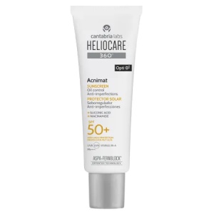 Crema pentru protectie solara cu SPF 50+ Heliocare 360 Acnimat, 50 ml, Cantabria Labs - Img 2