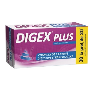 Digex Plus, 30 comprimate, Fiterman