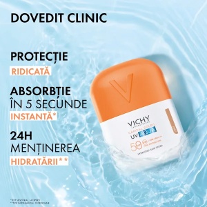 Fluid hidratant colorat SPF 50 Capital Soleil UV AQUA, 50 ml, Vichy - Img 6