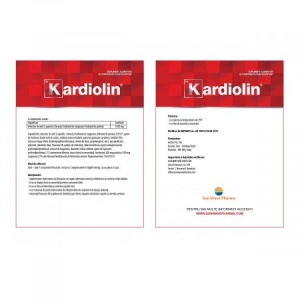 Kardiolin, 28 comprimate filmate, Sun Wave Pharma - Img 3
