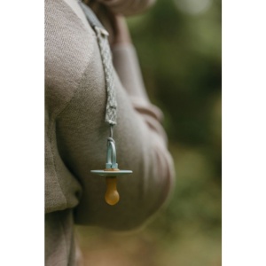 Lantisor clip pentru suzeta, Cloud - Iron, Bibs 9401102 - Img 3