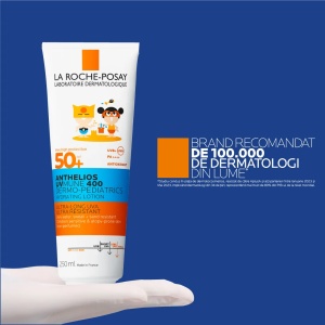 Lapte hidratant cu protectie solara SPF 50+ pentru copii Anthelios UVmune 400 Dermo-Pediatrics, 250 ml, La Roche-Posay - Img 3