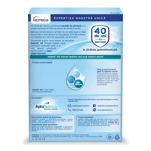 Lapte pentru regimul dietetic al regurgitațiilor de la naștere AR, 300 g, Aptamil - Img 2