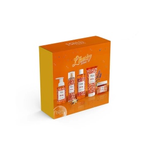 Liberty Gift Box, Lotiune 250 ml, Scrub 300 g, Gel de Dus 250 ml, Sapun Lichid 300 ml, Body Mist 200 ml, The Bath Factory