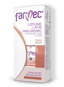 Lotiune cu acid hialuronic pentru unghii Tratament Forte, 11 ml, Farmec