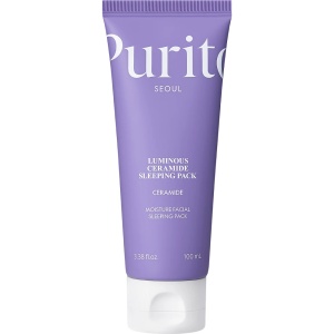 Masca de noapte cu ceramide pentru hidratare Luminous Ceramide Sleeping Mask, 100 ml, Purito