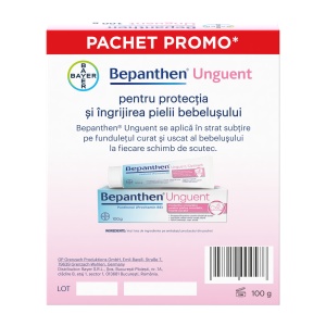 Pachet Bepanthen Unguent 5% Panthenol + Jucărie Iepuraș, 100 g, Bayer - Img 3