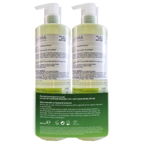 Pachet Gel de Duș Emolient 2 în 1 Exomega Control, 500 ml + 500 ml, A-Derma - Img 2
