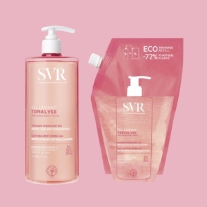 Pachet promoțional Gel de curățare Topialyse 1 L + Refill 1 L, SVR - Img 2