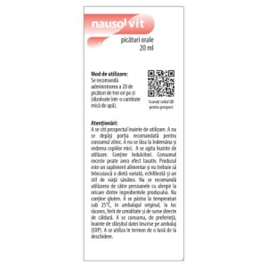 Picaturi pentru greata si varsaturi Nausolvit, 20 ml, Dr. Phyto - Img 2