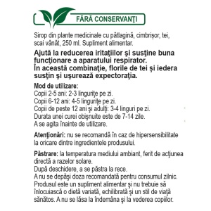 Plantusin sirop, R8, 250 ml, Fares - Img 3