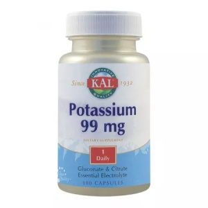 Potassium 99 mg, 100 capsule, Secom