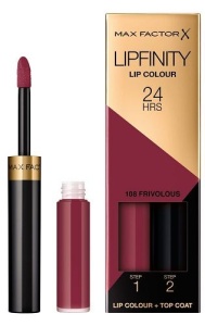 Ruj rezistent la transfer Lipfinity 108 Frivolous, Max Factor