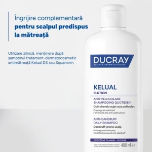 Sampon Anti-Recidiva Elution, 400ml, Ducray - Img 3