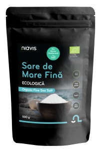 Sare de Mare Fina Ecologica/BIO 500 g, Niavis
