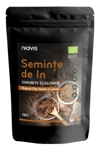 Seminte de In zdrobite Ecologice/BIO, 250 g, Niavis
