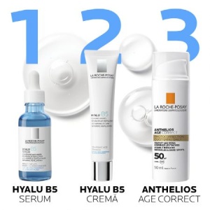 Ser concentrat antirid pentru ten sensibil sau deshidratat Hyalu B5, 30 ml, La Roche-Posay - Img 5