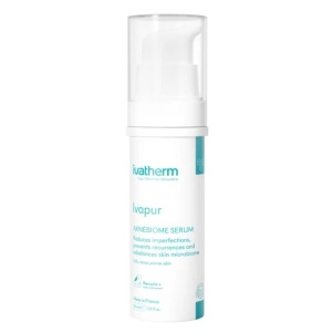 Ser pentru piele mixta sau grasa cu tendinta acneica Ivapur Aknebiome, 30 ml, Ivatherm