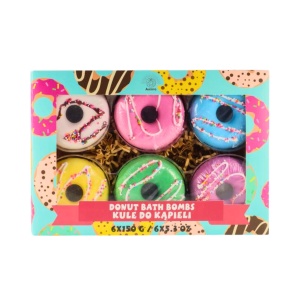 Set Bombe de baie Donut, 6 x 150 g, Aurora