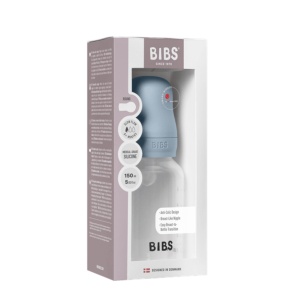 Set Complet Biberon Anti-Colici cu Tetină din Silicon, Flux Lent, 150 ml, Baby Blue, Cod: 50161231, Bibs - Img 2