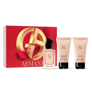 Set Sì Apa de parfum 50 ml + Gel de duș 50 ml + Loțiune de corp 50 ml, Armani