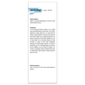 Sirop pentru copii Ansiodep, 150 ml, Dr. Phyto - Img 3