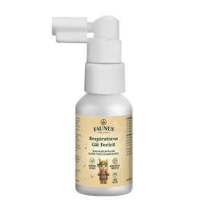 Spray de gat copii cu extracte naturale Respiratorus Gat Fericit, 30 ml, Faunus Plant