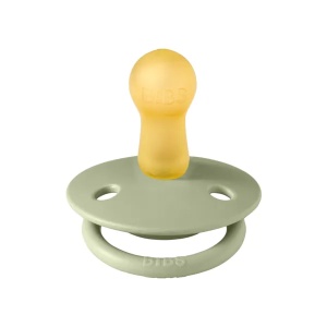 Suzetă De Lux Latex, tetină rotundă, 6 luni+, 1210250C culoare Sage, Bibs - Img 2
