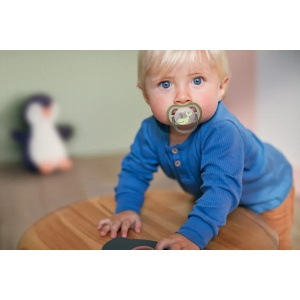 Suzete Ultra Air SCF085/60 pentru 6-18 luni Verde/Gri, 2 bucati, Philips Avent - Img 6