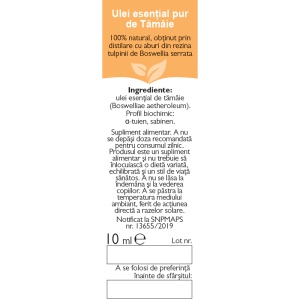 Ulei esential de tamaie, R54, 10ml, Fares - Img 4