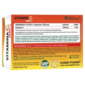 Vitamina C 1000 mg, 30 comprimate, Cosmopharm - Img 2