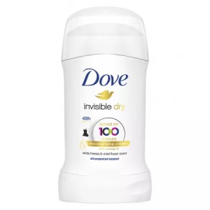Antiperspirant stick Invisible Dry, 40 ml, Dove
