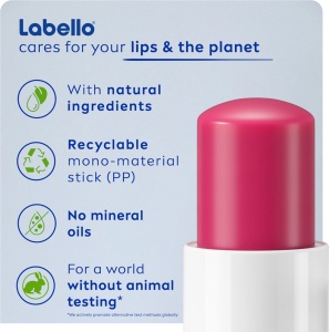 Balsam de buze Cherry Shine, 4,8 g, Labello - Img 2