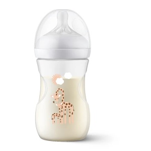 Biberon pentru +1 luna model girafa Natural Response SCY903/66, 260ml, Philips Avent - Img 3