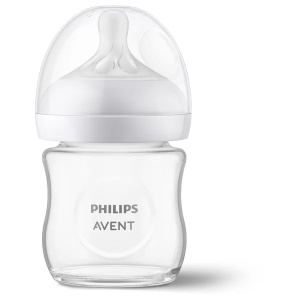 Biberon sticla pentru +0 luna Natural Response SCY930/01, 1 bucata, Philips Avent - Img 3