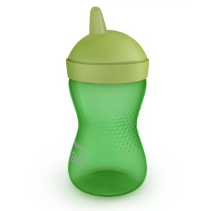 Cana cu tetina de formare dura, Verde 18luni+ SCF804/03, 300 ml, Philips Avent - Img 2