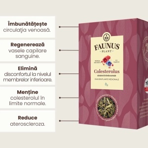 Ceai Colesterolus, 90 g, Faunus Plant - Img 5