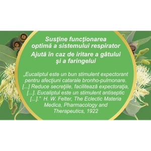 Ceai Eucalipt frunze R33, 50 g, Fares - Img 4