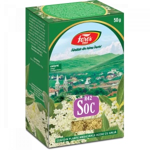 Ceai flori de soc, 50g, Fares - Img 1