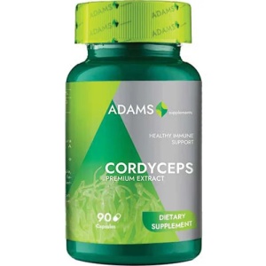 Cordyceps - Ciuperca Tibetana, 90 capsule, Adams