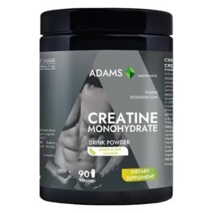 Creatină monohidrată cu aromă Lemon Twist, 400 g, Adams