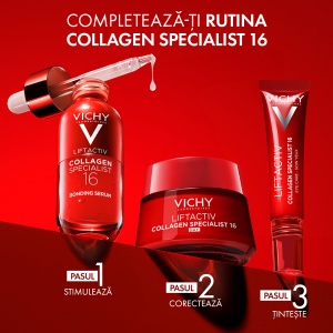 Crema de zi antirid pentru toate tipurile de ten Liftactiv Collagen Specialist 16, 50 ml, Vichy - Img 6