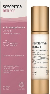 Crema-gel cu efect anti-imbatranire pentru ten mixt Reti Age, 50 ml, Sesderma