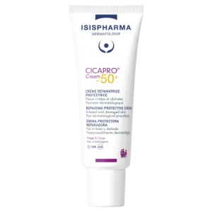 Crema reparatoare cu protectie solara Cicapro SPF50+, 40 ml, Isispharma
