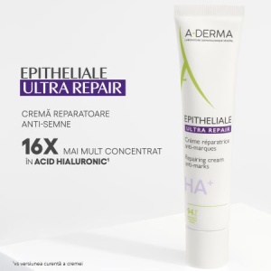 Crema reparatoare pentru pielea deteriorata Epitheliale Ultra Repair HA+, 40 ml, A-Derma - Img 5